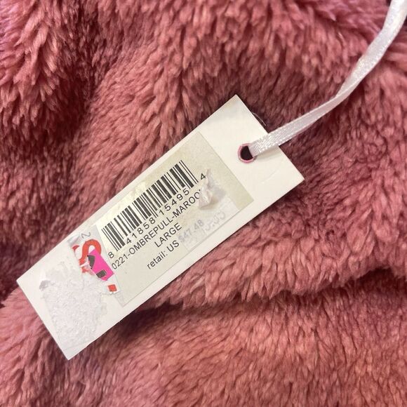 Simply Southern Women's Pullover Fleece Ombrépull Maroon 1/4 Zip‎ Size Large - Picture 6 of 7